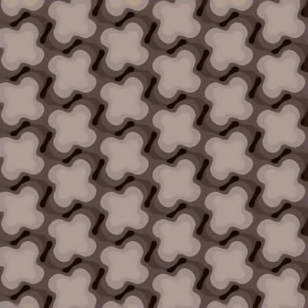 Seamless pattern with decorative elements. Vector illustration. Eps 10.の写真素材