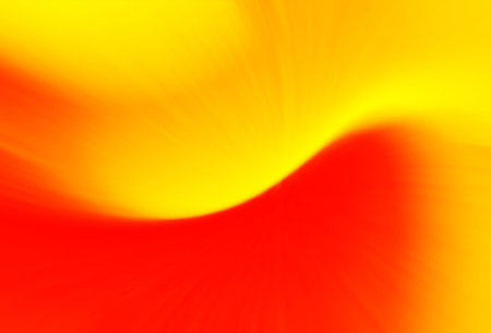 abstract red and yellow background texture with some smooth lines in itの写真素材