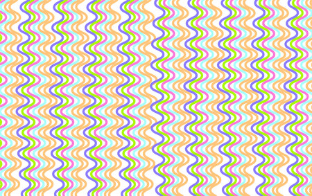 A seamless geometric zigzag pattern in warm green and beige with blue highlights. Bold, contemporary, and versatile for backgrounds, textiles, branding, or decorative design projects.のイラスト素材