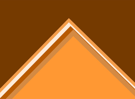 Abstract geometric background in orange and white colors. Vector illustration for your design.のイラスト素材