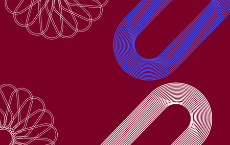Seamless background with abstract lines and waves. Vector illustration.のイラスト素材