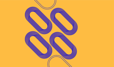 Abstract background with paper clips. Vector illustration for your design. Eps 10