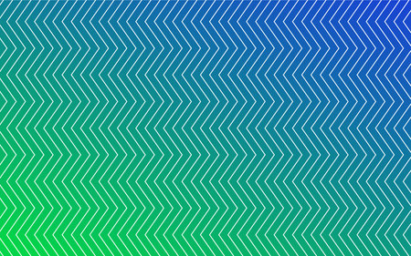 A modern chevron gradient background featuring repeating white zigzag lines over blue and green...