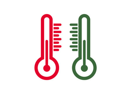 Thermometer icon template vector illustration design. Thermometer symbol.