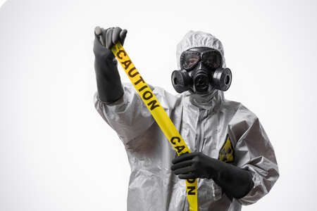 Fight against biological catastrophe. Radiation and chemical poisoningの写真素材