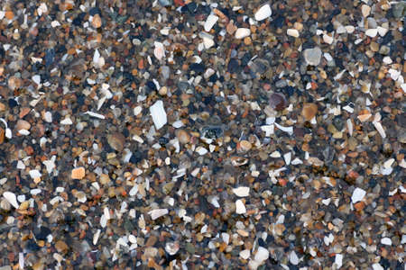 pebbles under water