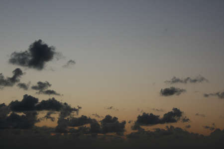 wonderful sky with beautiful clouds nice colors