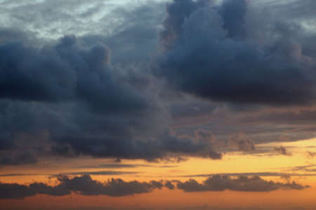 wonderful sky with beautiful clouds nice colors