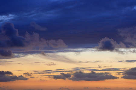 wonderful sky with beautiful clouds nice colors