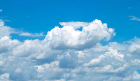 The vast blue sky and clouds sky