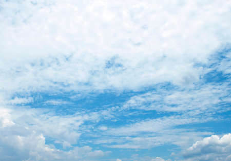 The vast blue sky and clouds sky