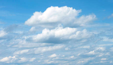 The vast blue sky and clouds sky