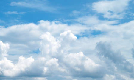 The vast blue sky and clouds sky