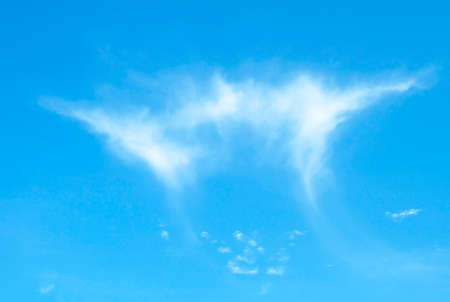 The vast blue sky and clouds sky