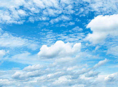 The vast blue sky and clouds sky
