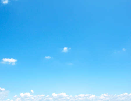 The vast blue sky and clouds skyの写真素材