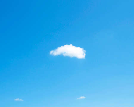 The vast blue sky and clouds skyの写真素材