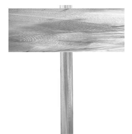 Wooden sign isolated on white. Wood old planks sign.の写真素材