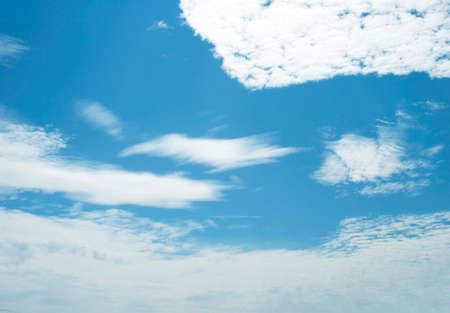 The vast blue sky and clouds sky