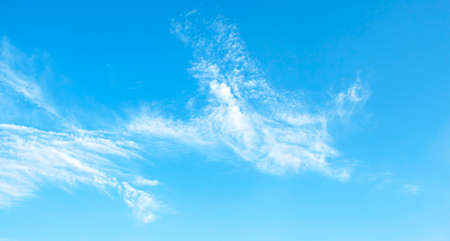 The vast blue sky and clouds sky