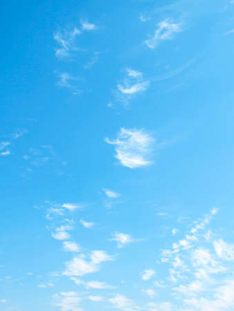 The vast blue sky and clouds skyの写真素材