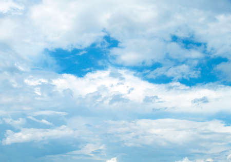 The vast blue sky and clouds skyの写真素材
