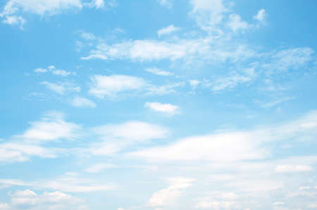 The vast blue sky and clouds skyの写真素材