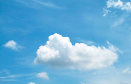 The vast blue sky and clouds skyの写真素材