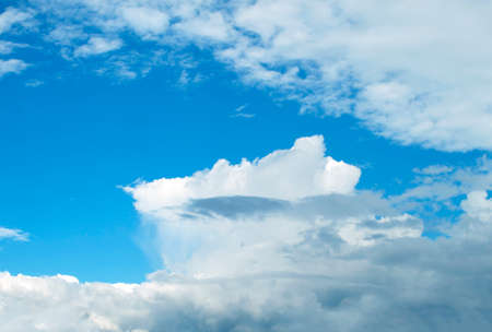 The vast blue sky and clouds sky