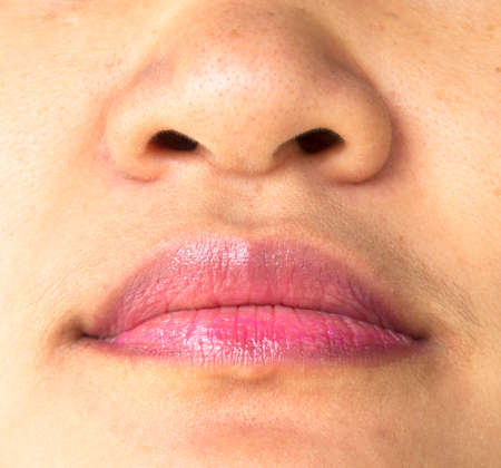 Mouth and noseの写真素材