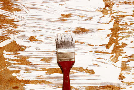 Painted whiteの写真素材