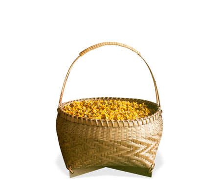 Rattan basketの写真素材