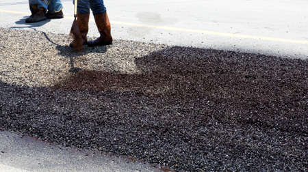 Asphalt slope