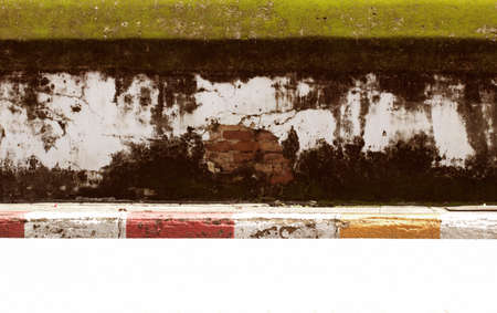 Old wallの写真素材