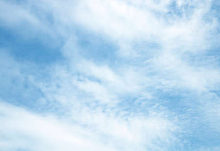 The vast blue sky and clouds skyの写真素材