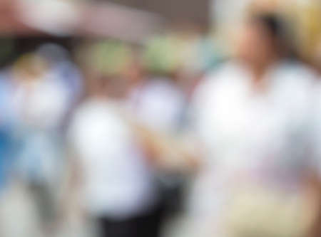Pedestrian blur and bokeh.の写真素材