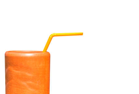 glass of orange juiceの写真素材