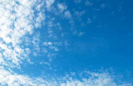 Blue clouds and skyの写真素材