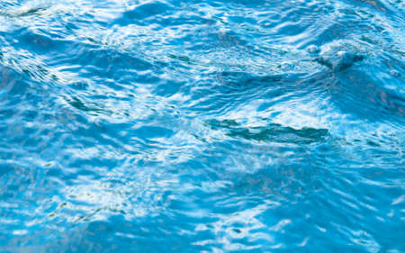 Surface of blue waterの写真素材