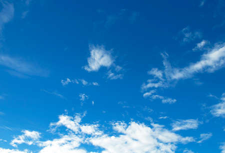 blue sky with white clouds