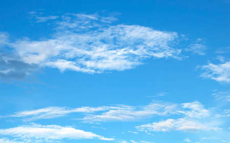 blue sky with cloudの写真素材