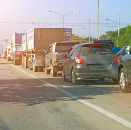 traffic jamの写真素材