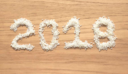 2018 abstract backgroundの写真素材