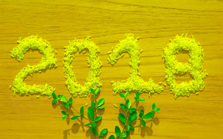 2018 abstract backgroundの写真素材