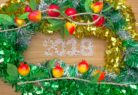 2018 abstract backgroundの写真素材