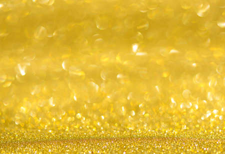 Golden bokeh backgroundの写真素材