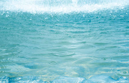 Water in the poolの写真素材