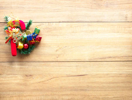 Christmas composition. Christmas giftの写真素材