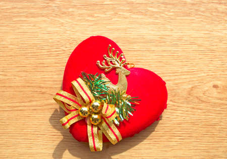 Heart Christmas  backgroundの写真素材