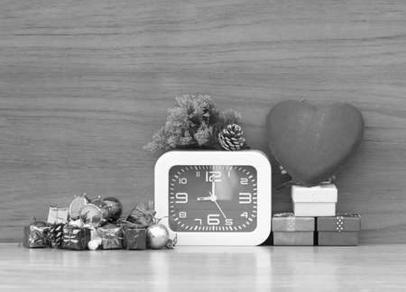 Clock with christmas day
